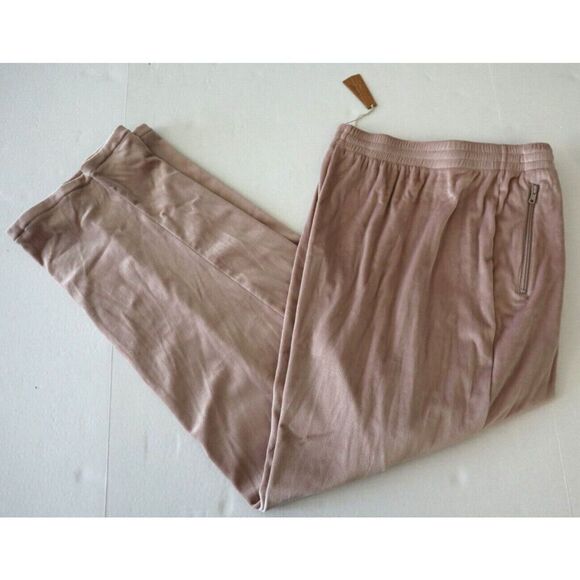 SKIMS AP-LPT-0781 Women's Sz 3XL Dusk/Light Pink Velour Track Pants - Picture 10 of 10